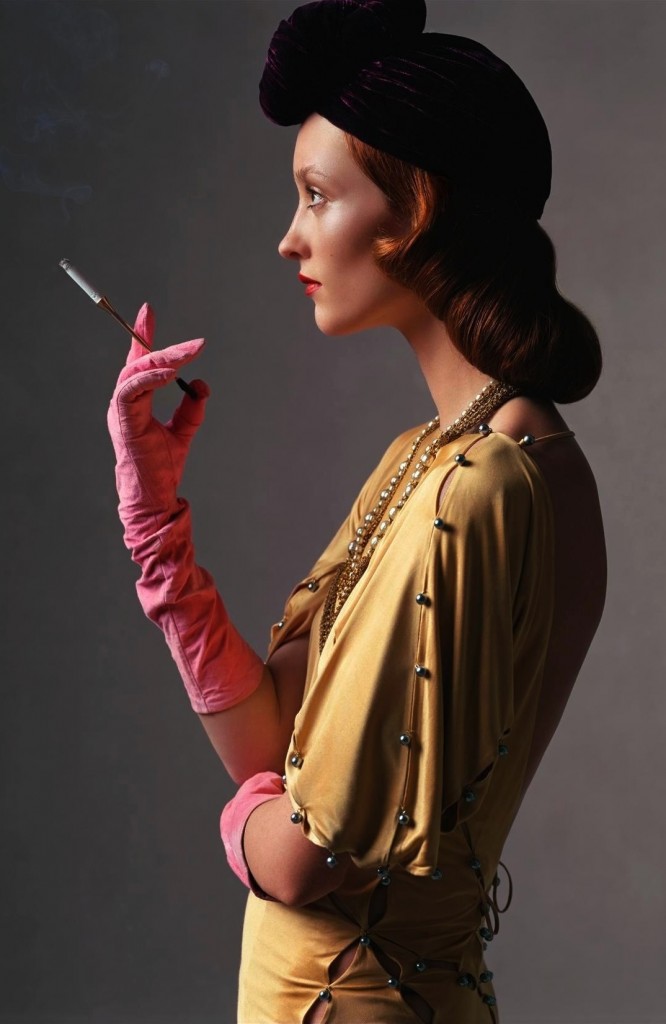 Audrey Marnay for Vogue, Italia (issue 2003 july) photoshoot by Steven Meisel